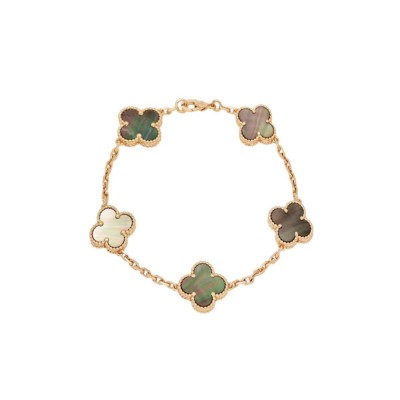 VAN CLEEF ALHAMBRA 5 MOTIFS CHARM BRACELET JC2193523